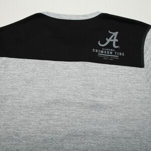 Alabama Crimson Tide Shirt Mens XL NCAA Football Dri-Fit Nike Poly Tee Henley